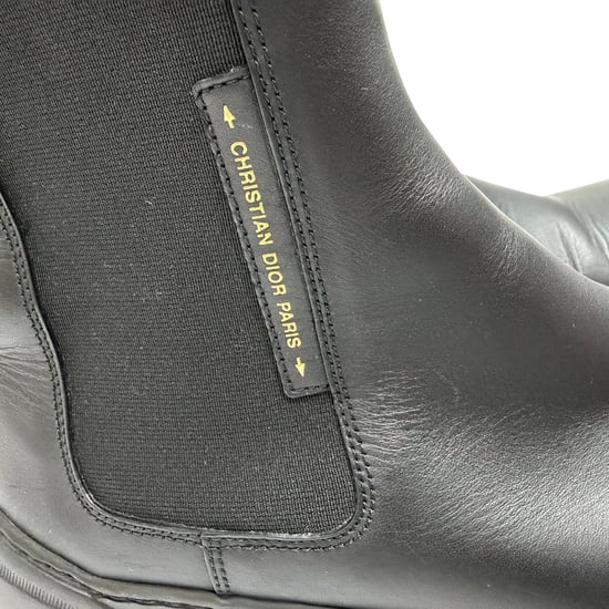 Dior D-Racer Chelsea Ankle Boots in Black Leather - Image 6