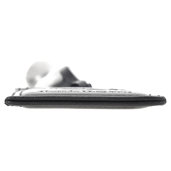 Alexander McQueen Card Holder with Strap Lanyard in Black Leather - Image 3