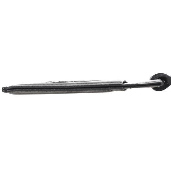 Alexander McQueen Card Holder with Strap Lanyard in Black Leather - Image 4