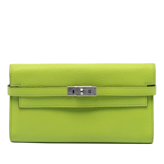 Pre-owned Chevre Mysore Kelly Longue Wallet - Image 2