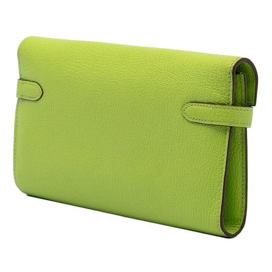 Pre-owned Chevre Mysore Kelly Longue Wallet - Image 3
