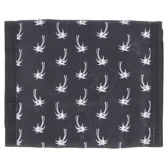 Saint Laurent Palm Tree Tri-Fold Wallet in Black Nylon - Image 2