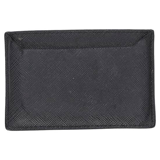 Prada Lux Kaart Houder in Zwart Saffiano Leder - Image 2