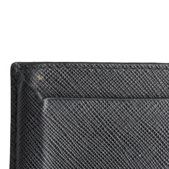 Prada Lux Kaart Houder in Zwart Saffiano Leder - Image 5
