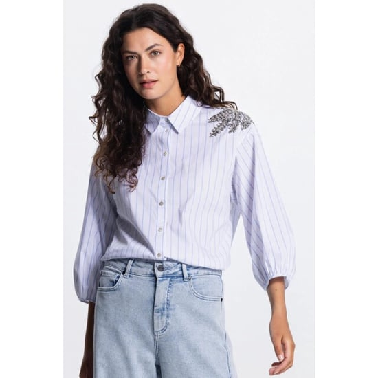 Jansen Amsterdam Parisa cs772 stripe 000741 light blue - Image 1