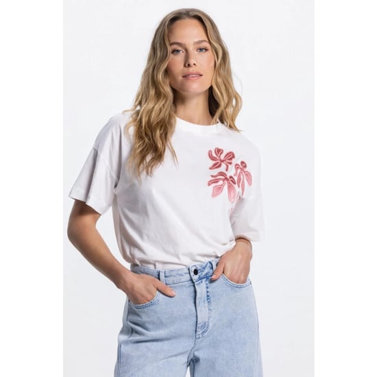 Jansen Amsterdam Jansen riley shirt co 184 short sleeve flower blush - Image 2