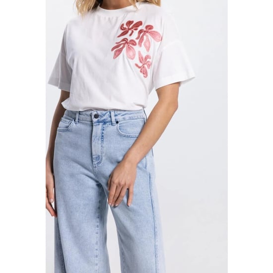 Jansen Amsterdam Jansen riley shirt co 184 short sleeve flower blush - Image 4
