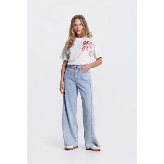 Jansen Amsterdam Jansen riley shirt co 184 short sleeve flower blush - Image 5