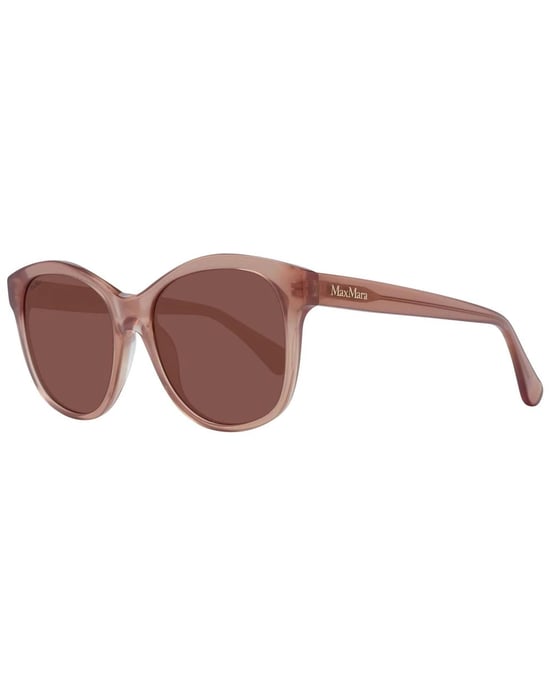 Max Mara Bruine Plastic Zonnebril - Image 1