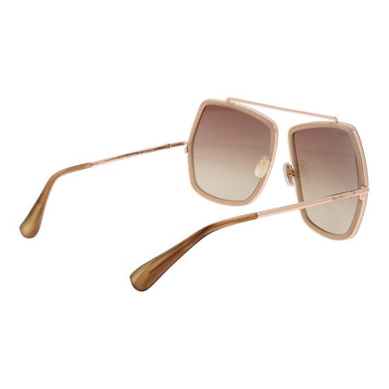 Max Mara Beige Metalen Zonnebril - Image 3