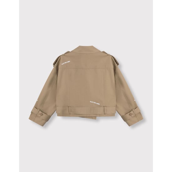 Alix The Label Ladies woven short alix trench coat trenchcoats 2603412537 - Image 3