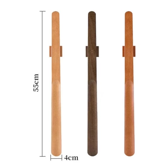 Casa di Elturo Schoenlepel hout donker eiken met magnetisch ophang basis wandmontage 55cm - Image 3