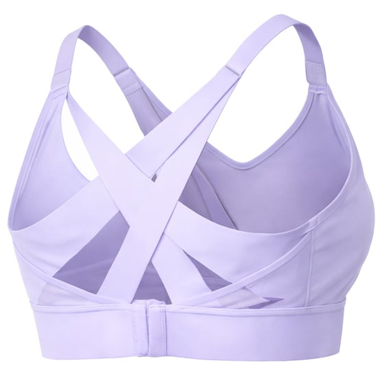 Brooks Drive Interlace Run Womens Purple Sports Bra - Image 2