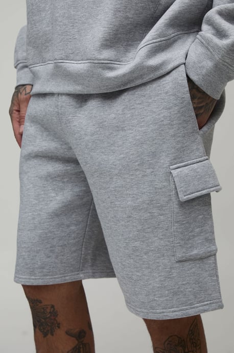 Tall Basic Relaxed Fit Cargo Jersey Short - Image 3