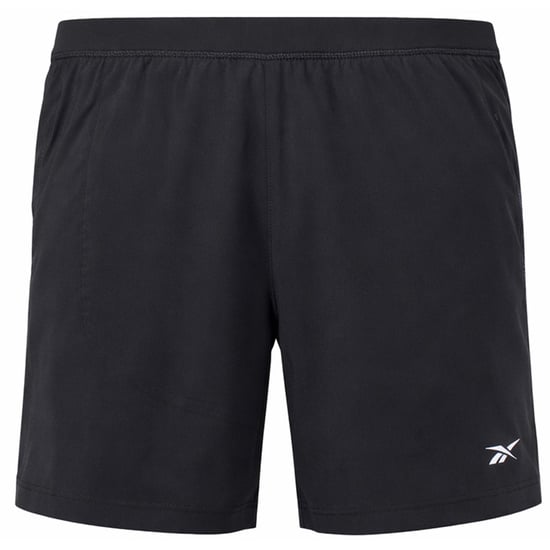 Reebok Logo Mens Black Running Shorts - Image 1