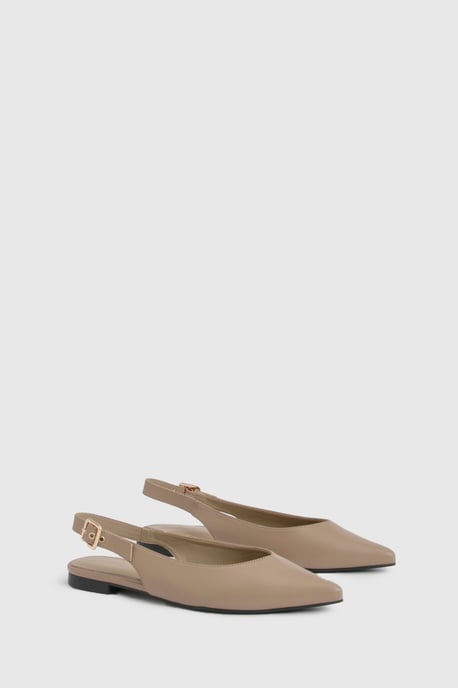 Slingback Pointed Ballet Flats - Image 1