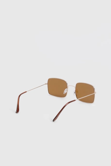 Metal Frame Square Sunglasses - Image 3