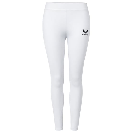 Castore Logo Womens White Leggings - Image 1