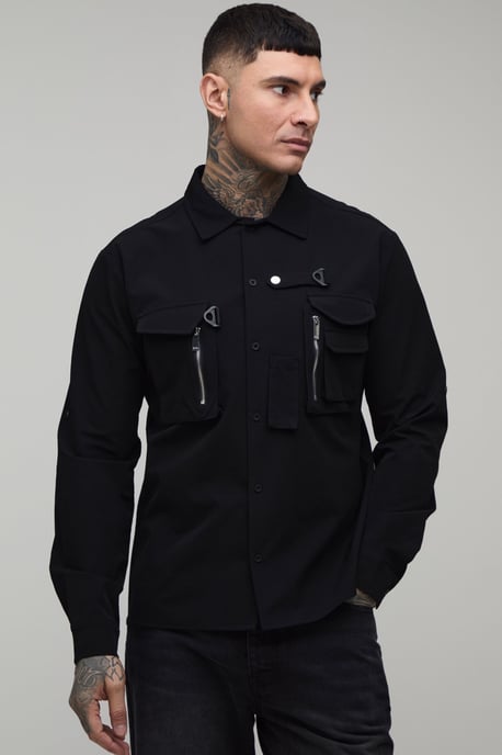 Tall Technical 3d Pocket Utility Shirt - Image 1