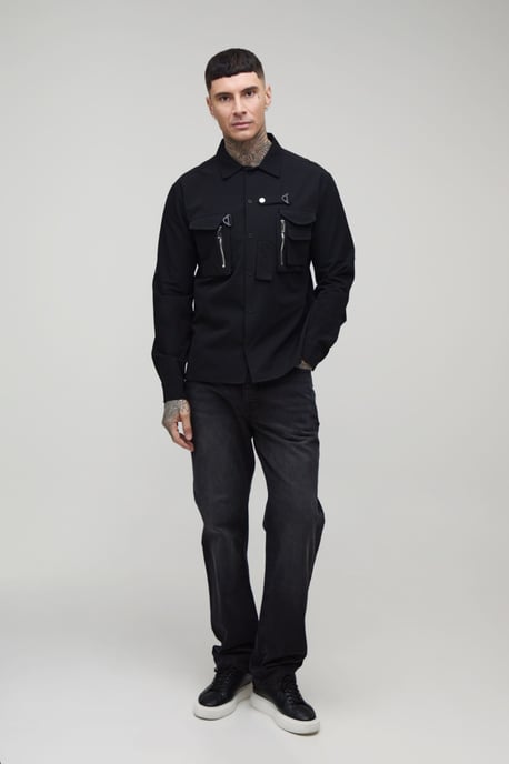 Tall Technical 3d Pocket Utility Shirt - Image 4