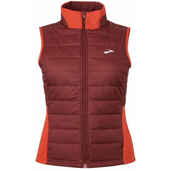 Brooks Shield Hybrid 2.0 Womens Dark Red Gilet - Image 1