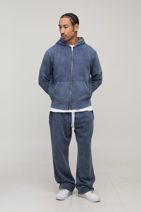 Essential Washed Extreme Wide Leg Jogger - Image 4