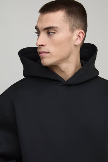 Oversized Limited Edition Dove Bonded Scuba Printed Hoodie - Image 3
