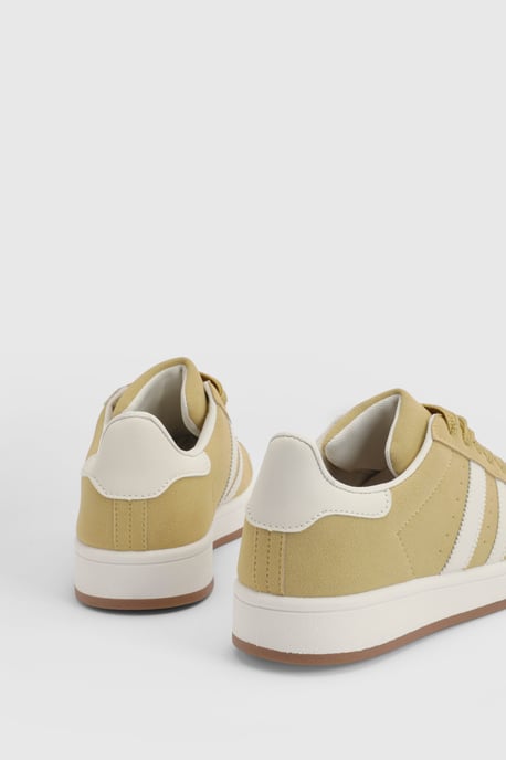 Lottie Faux Suede Lace Up Trainers - Image 3
