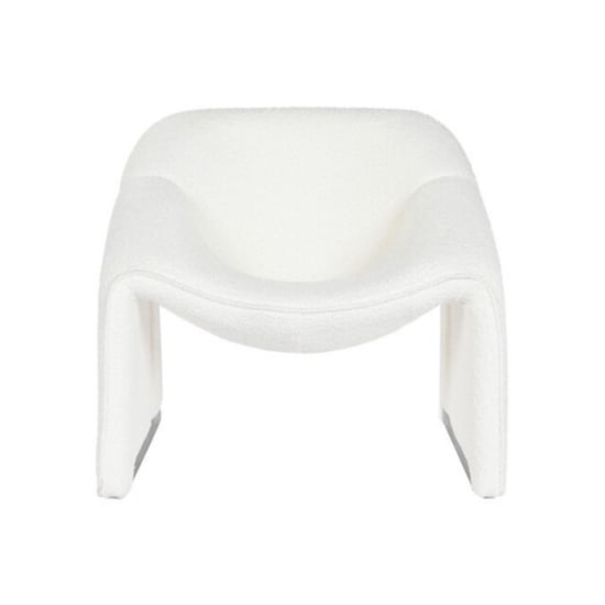 Casa di Elturo Luxe te bouclé design fauteuil lunora – lounge chair – l84 x d64 x h74 cm - Image 5