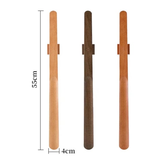 Casa di Elturo Schoenlepel hout licht eiken met magnetisch ophang basis wandmontage 55cm - Image 3