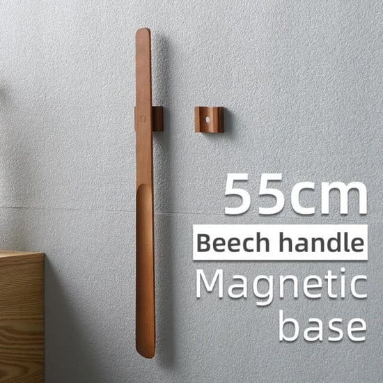 Casa di Elturo Schoenlepel hout licht eiken met magnetisch ophang basis wandmontage 55cm - Image 4