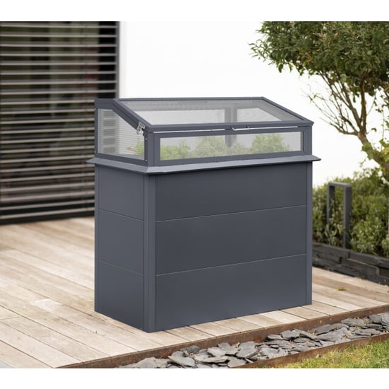 Westmann Primus plus m verhoogde kweekkas 100x50x113 cm antraciet - Image 4