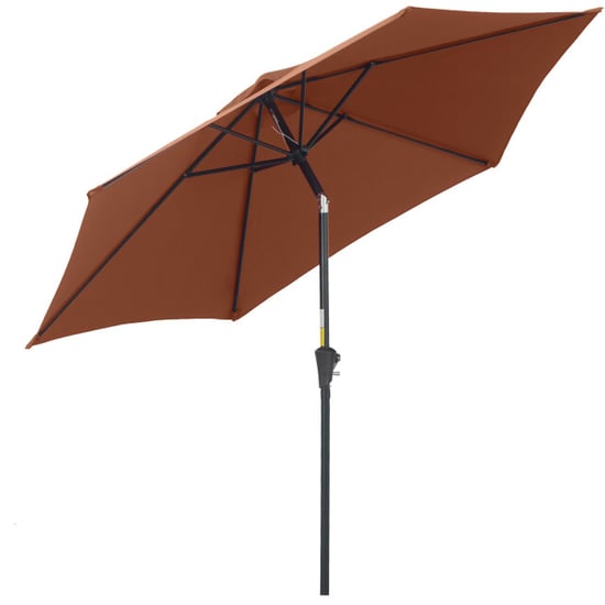 4goodz Knikparasol 260 cm met draaihendel aluminium - - Image 1