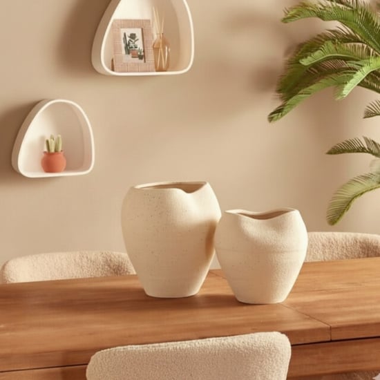 Casa di Elturo Elva keramische vaas zand – Ø 23,5 x h 23,5 cm - Image 3
