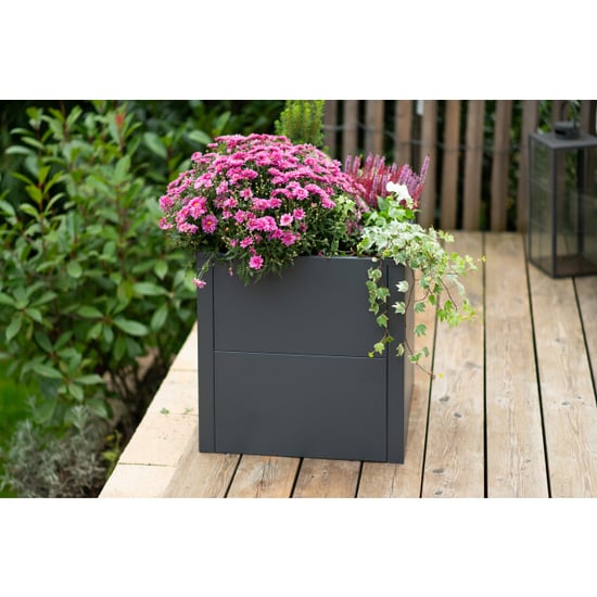 Westmann Talus s metalen plantenbak met bodem 50x50x50 cm - - Image 2