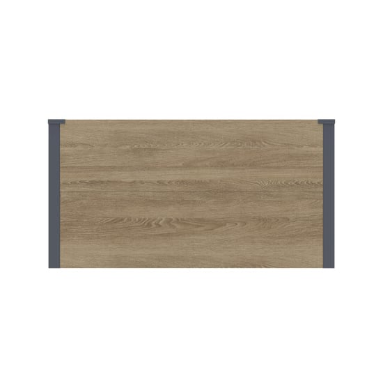 Westmann Talus l metalen plantenbak met bodem 100x25x52 cm houtlook - Image 3