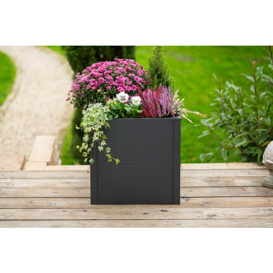 Westmann Talus s metalen plantenbak met bodem 50x50x50 cm - - Image 3