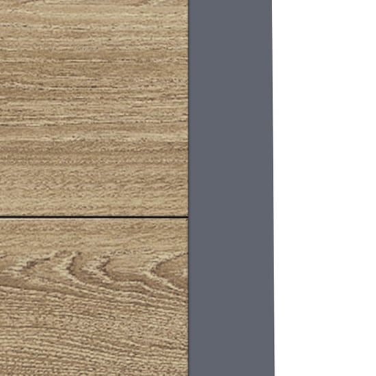 Westmann Talus xl metalen plantenbak met bodem 100x25x77 cm houtlook - Image 3