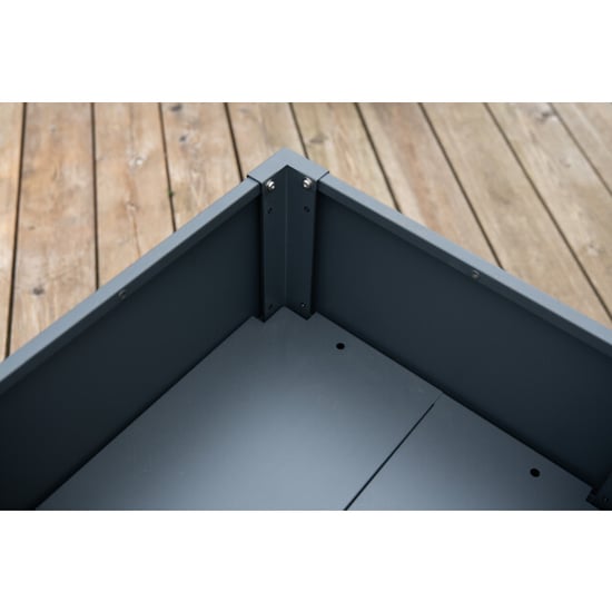 Westmann Talus s metalen plantenbak met bodem 50x50x50 cm - - Image 5