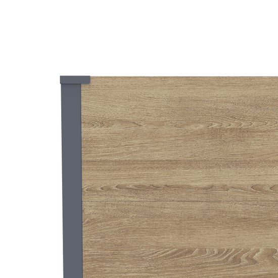 Westmann Talus l metalen plantenbak met bodem 100x25x52 cm houtlook - Image 6