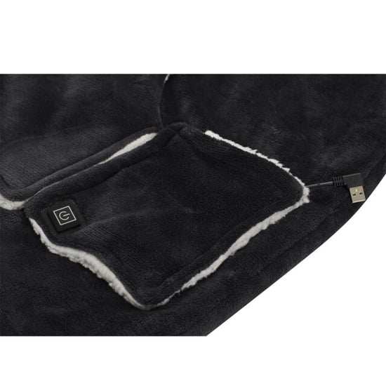 Casa di Elturo Usb verwarmde hoodie warmte deken 2-in-1 zachte fleece 3 warmtestanden - - Image 6