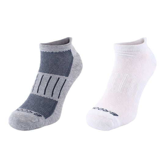 Brooks 2-Pack Ghost Midweight White/Grey Running Socks - Image 1