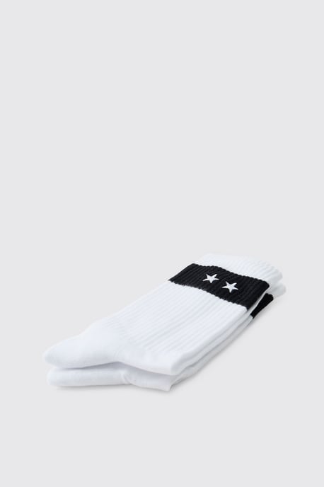 Twin Star Embroidered Socks - Image 4