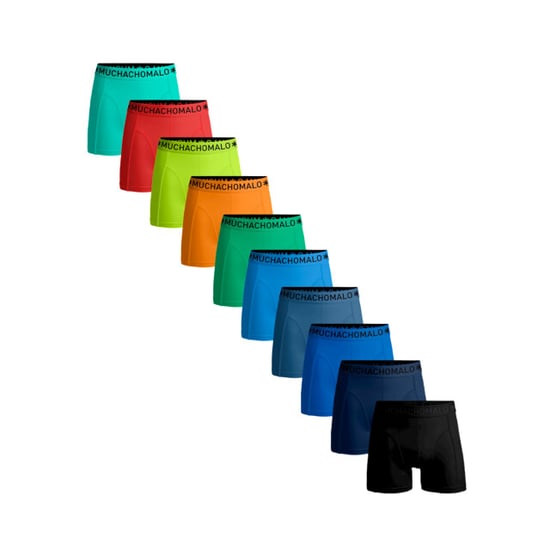 Muchachomalo Heren 10-pack boxershorts effen - Image 1