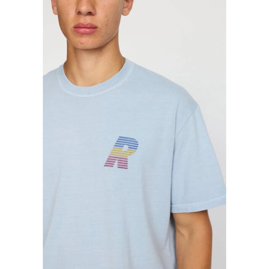 Revolution Printed t-shirt lightblue - Image 5