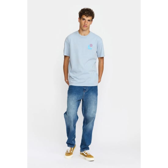 Revolution Printed t-shirt lightblue - Image 6