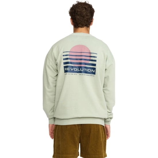 Revolution Printed crewneck mint - Image 2