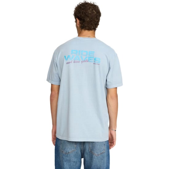 Revolution Printed t-shirt lightblue - Image 5