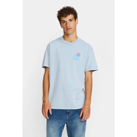 Revolution Printed t-shirt lightblue - Image 6
