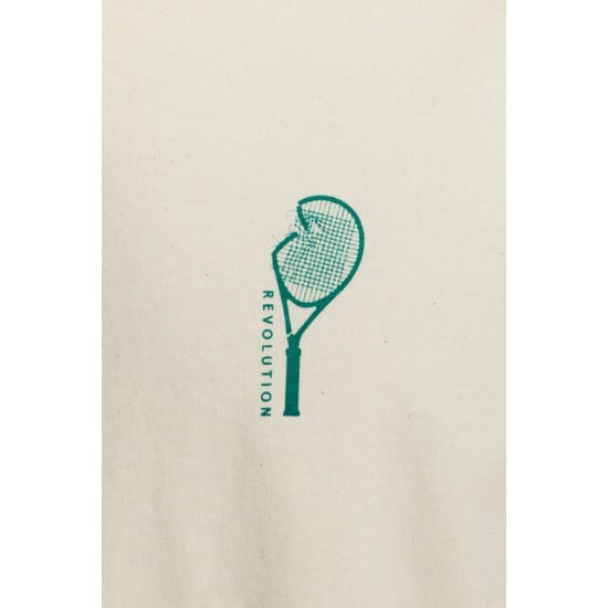 Revolution Printed t-shirt off white - Image 3
